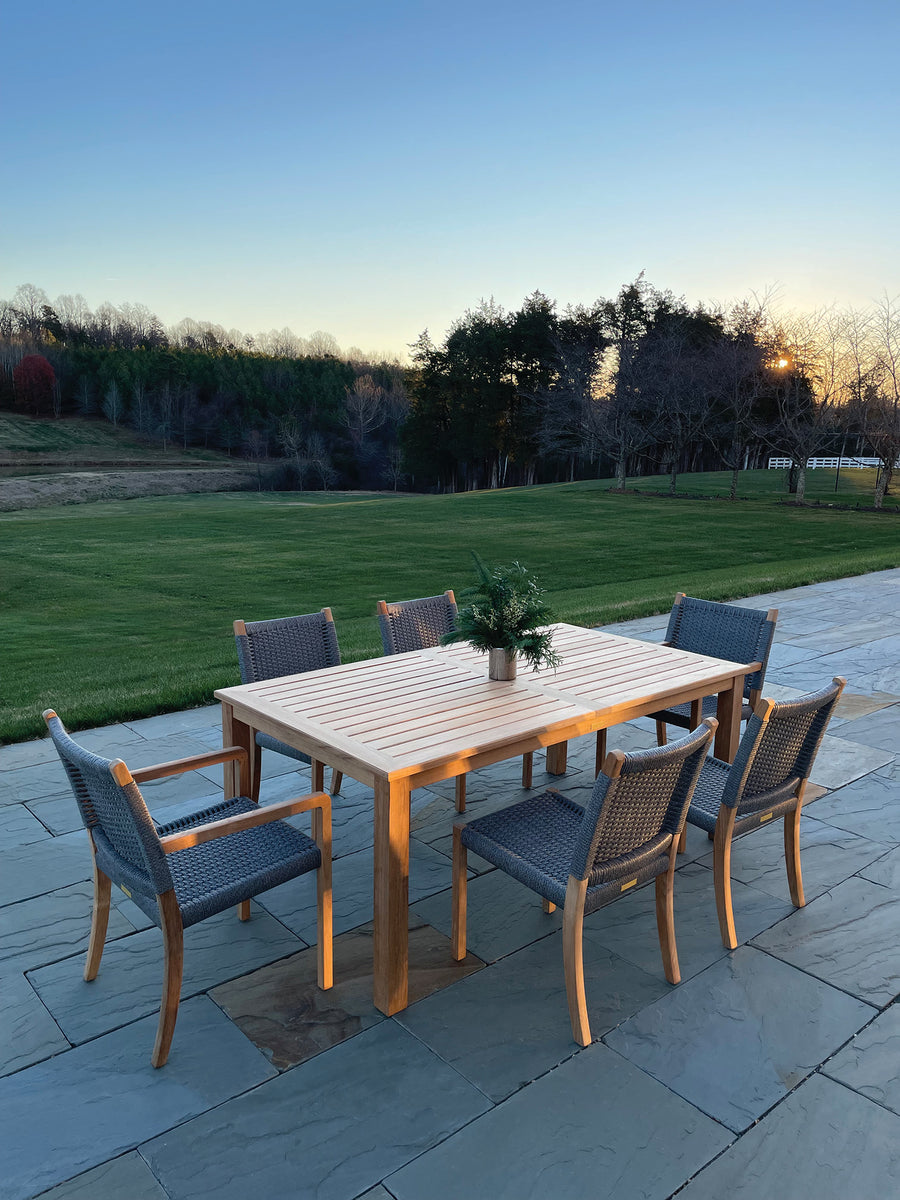 Bainbridge Rectangular Dining Table Porch and Patio Casual Living Porch & Patio