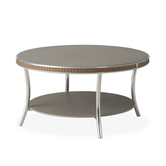 Essence 33" Round Cocktail Table with Reversible Glass