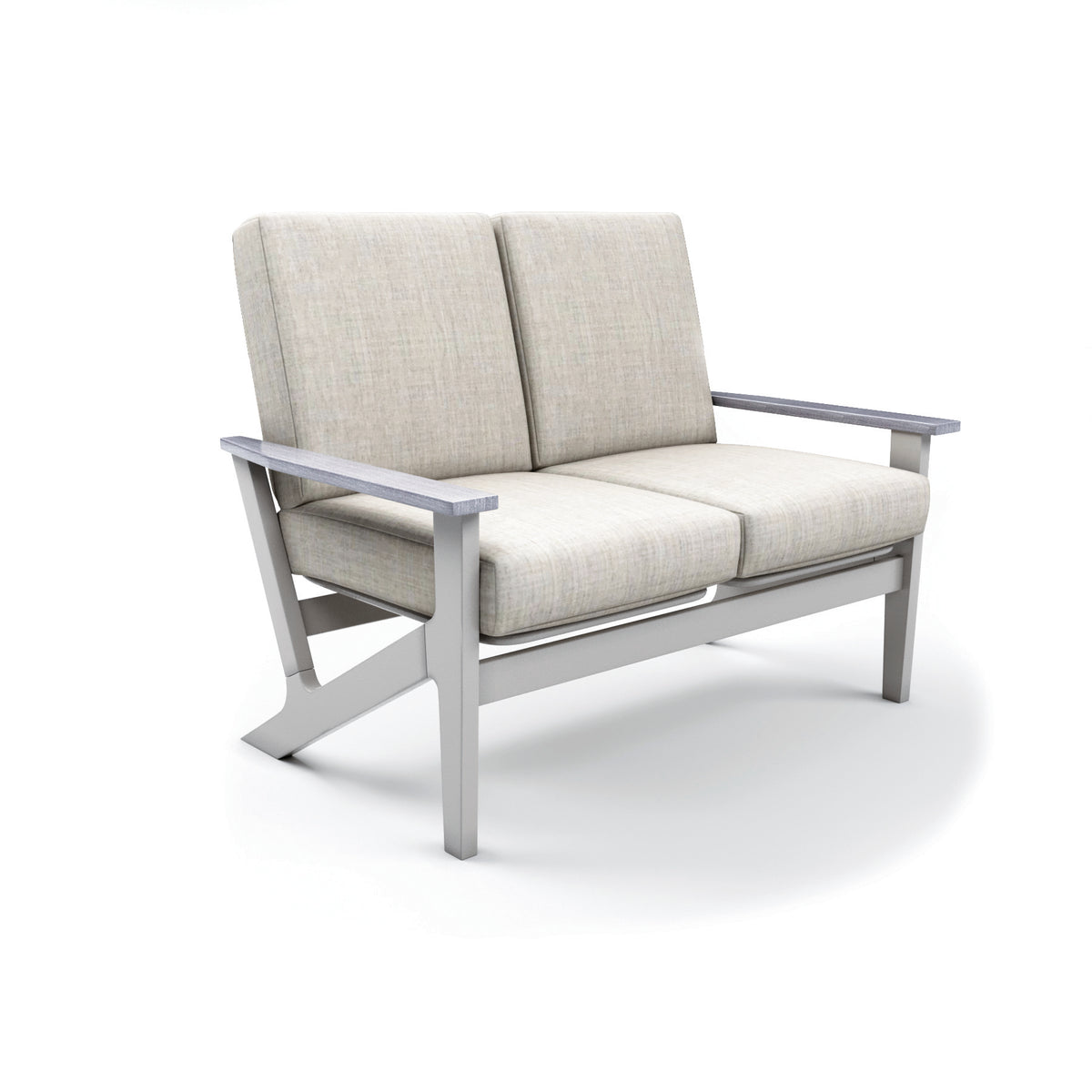 Wexler Loveseat Rustic Arms Porch and Patio Casual Living Porch & Patio