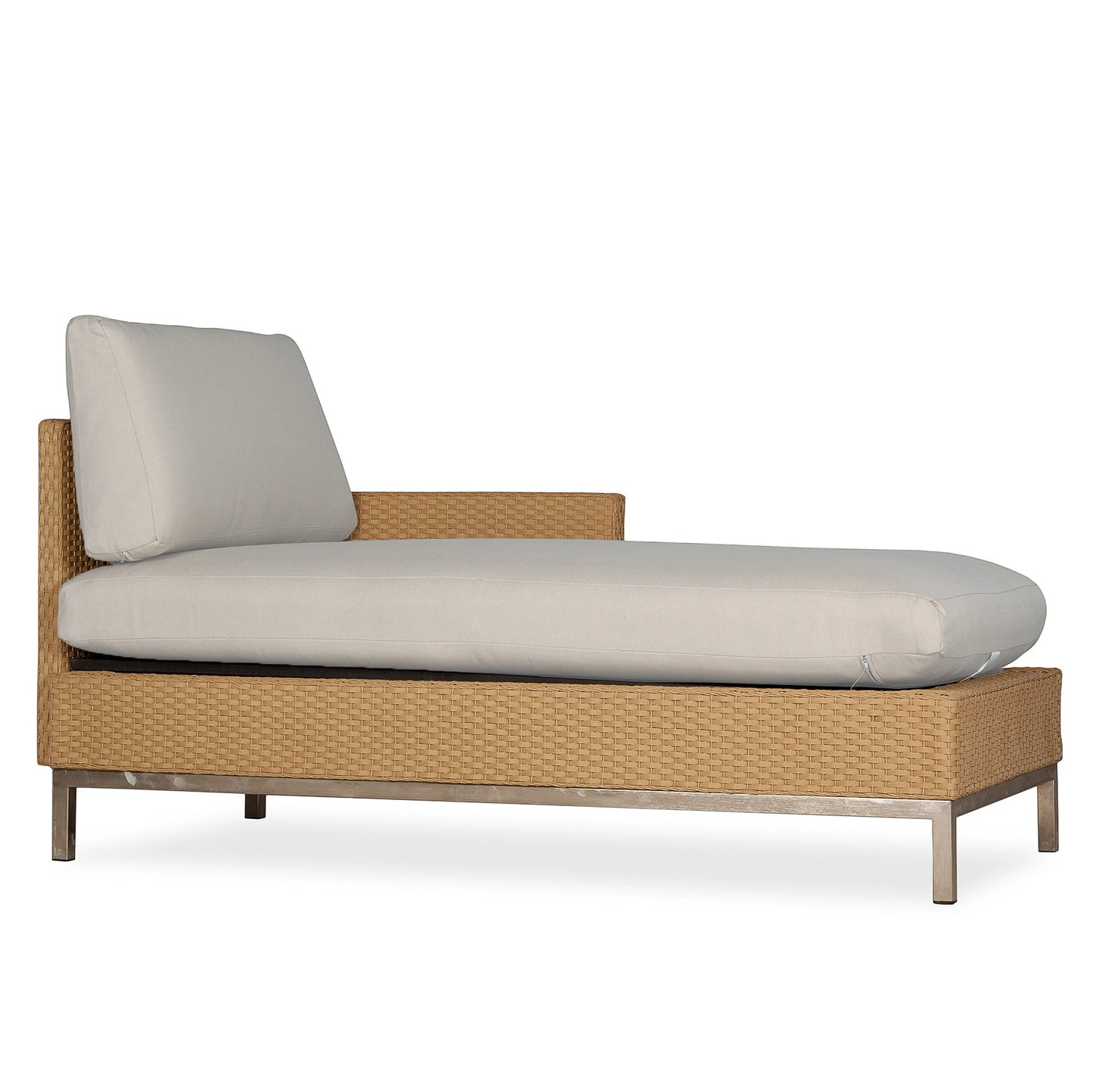 Elements Left Arm Chaise with Loom Arm and Back
