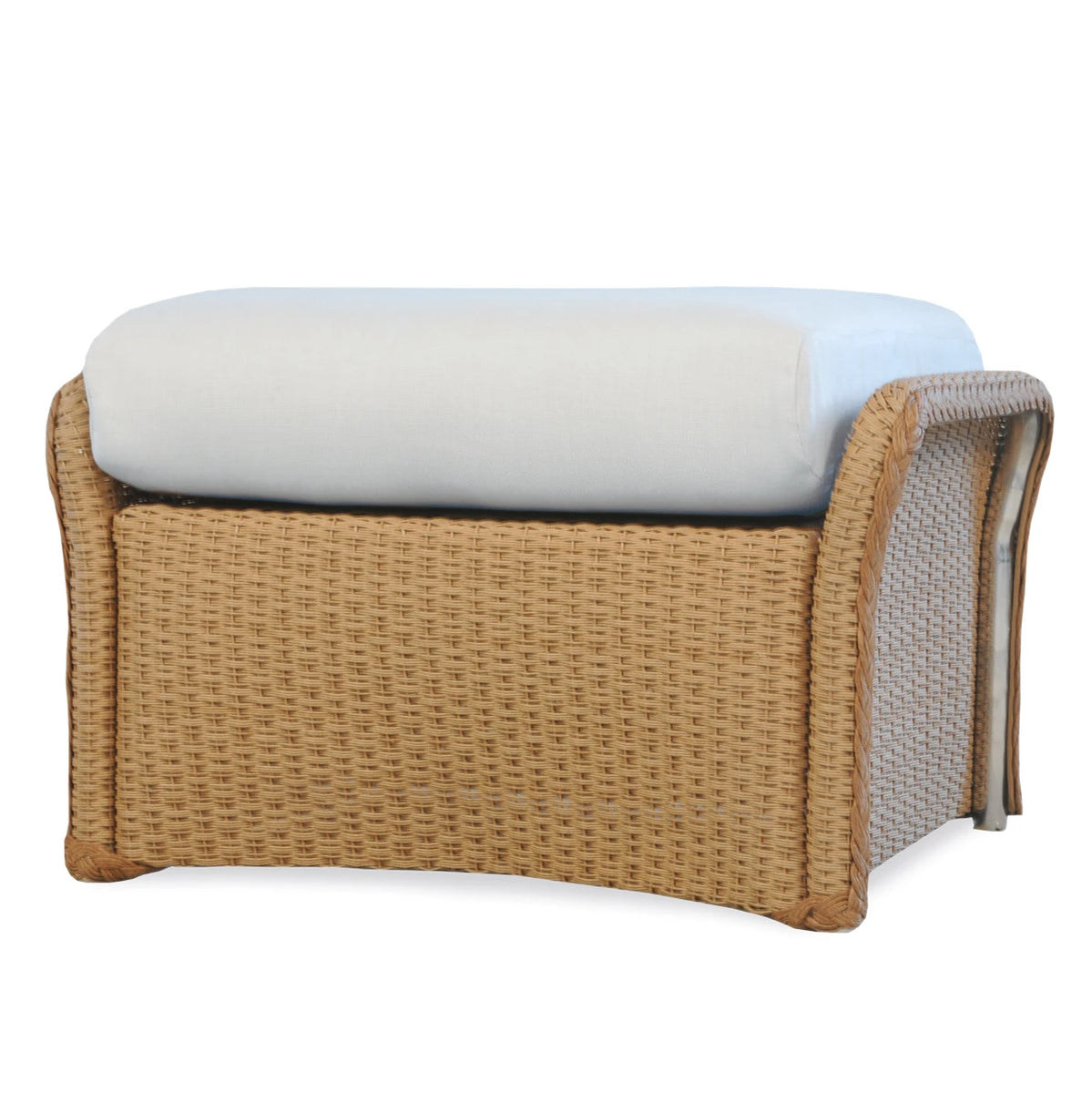 Weekend Retreat Woven Ottoman Porch and Patio Casual Living Porch