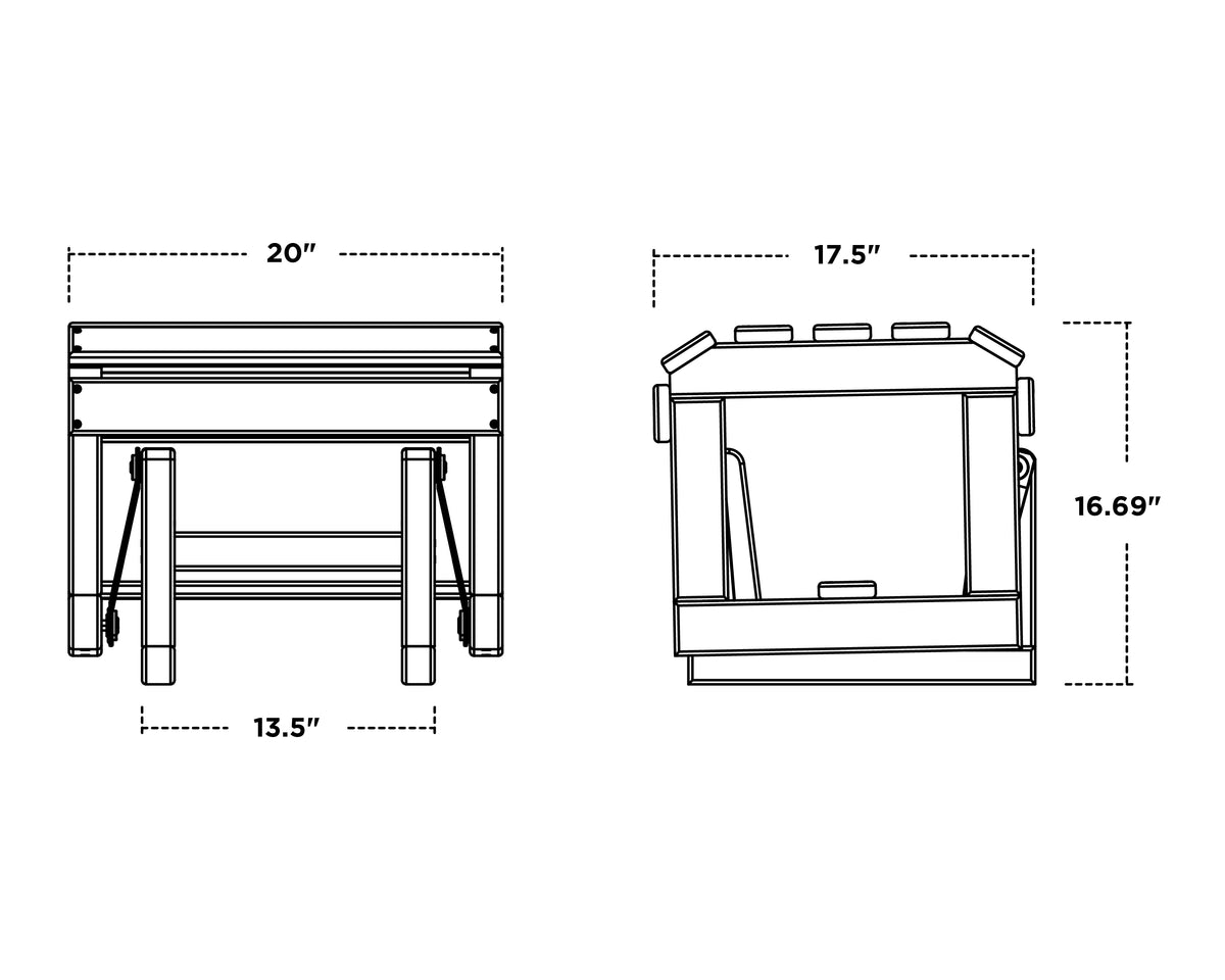 Classic Adirondack Glider Ottoman Porch and Patio Casual Living