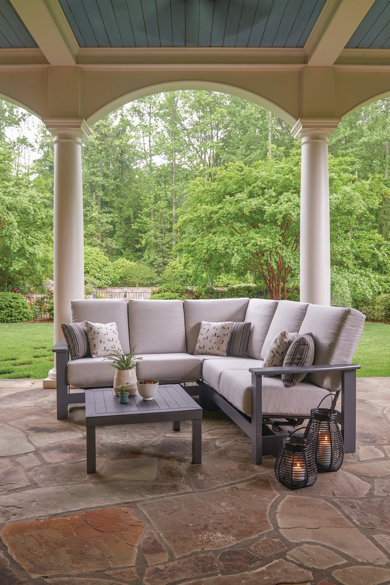 Leeward RightArm Hidden Motion Section Porch and Patio Casual Living