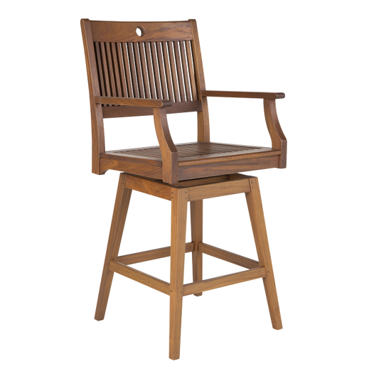 Opal Swivel Hi Dining Arm Chair