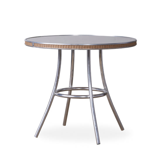 All Seasons 33" Round Bistro Table with Reversible Glass