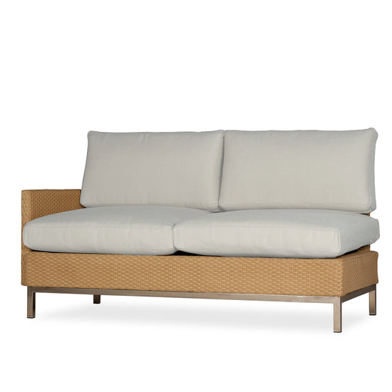 Elements Right Arm Settee with Loom Arm and Back