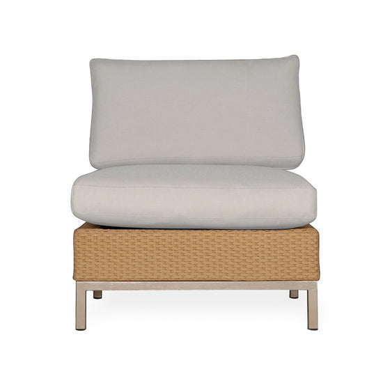 Elements Armless Lounge Chair with Loom Back