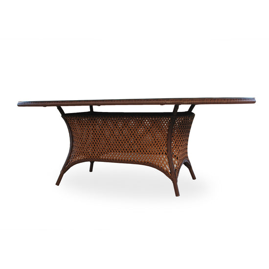 Grand Traverse 84" Oval Umbrella Dining Table