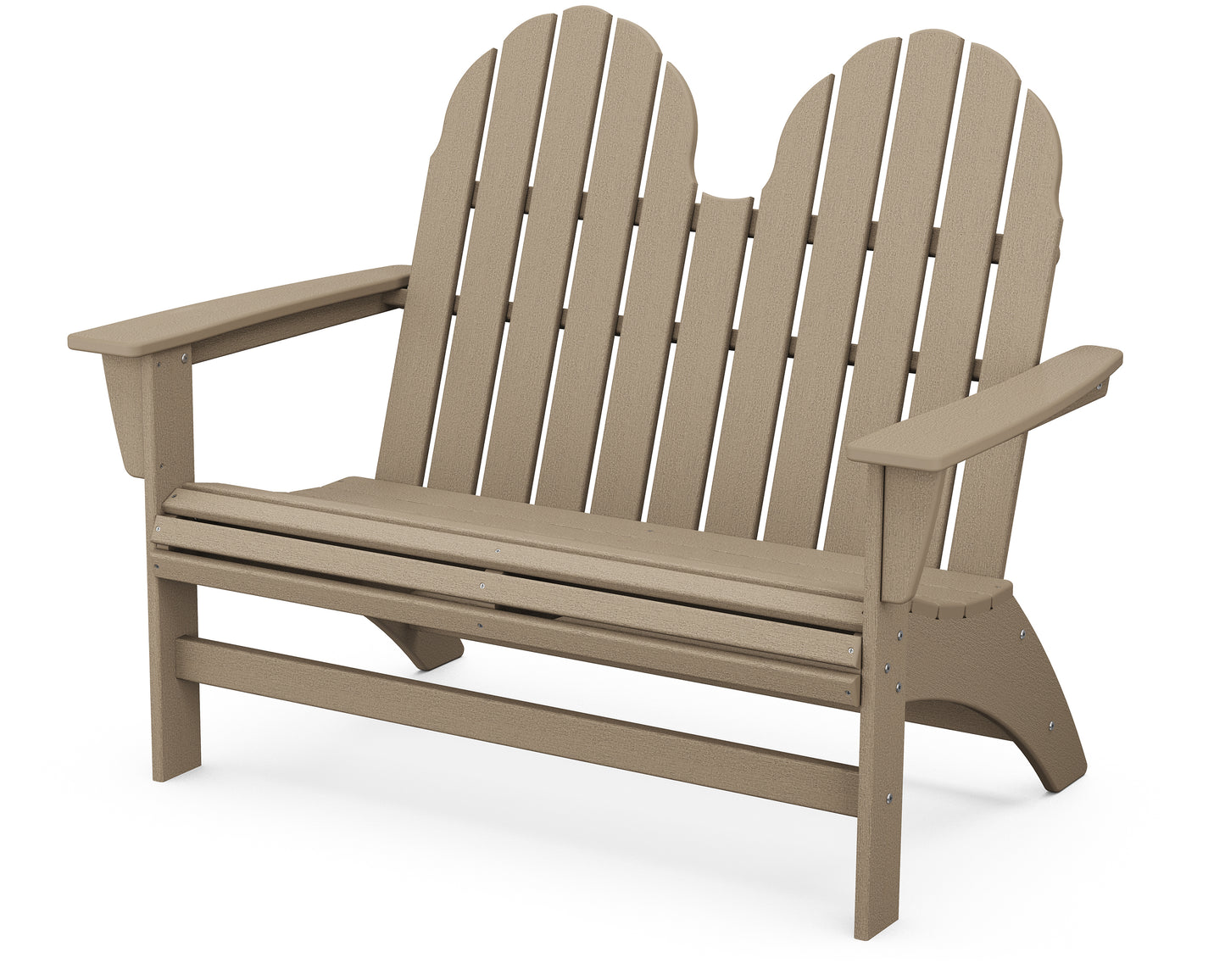 Vineyard Adirondack Bench Vintage Finish