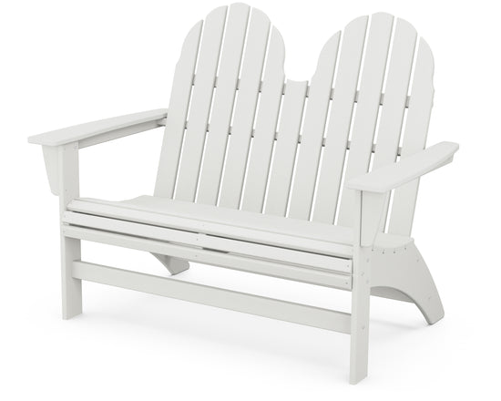 Vineyard Adirondack Bench Vintage Finish