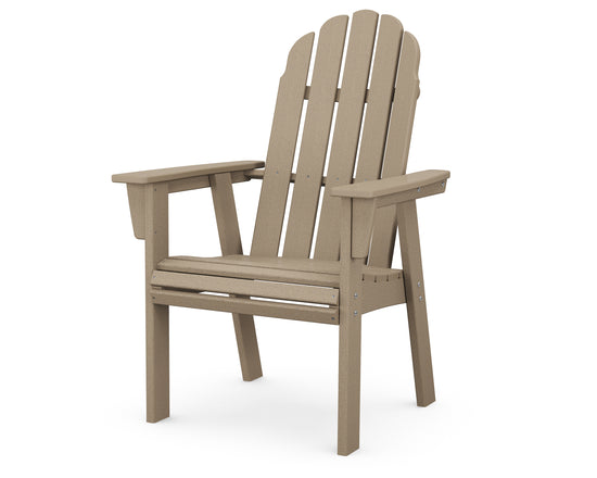 Vineyard Curveback Adirondack Dining Chair Vintage Finish