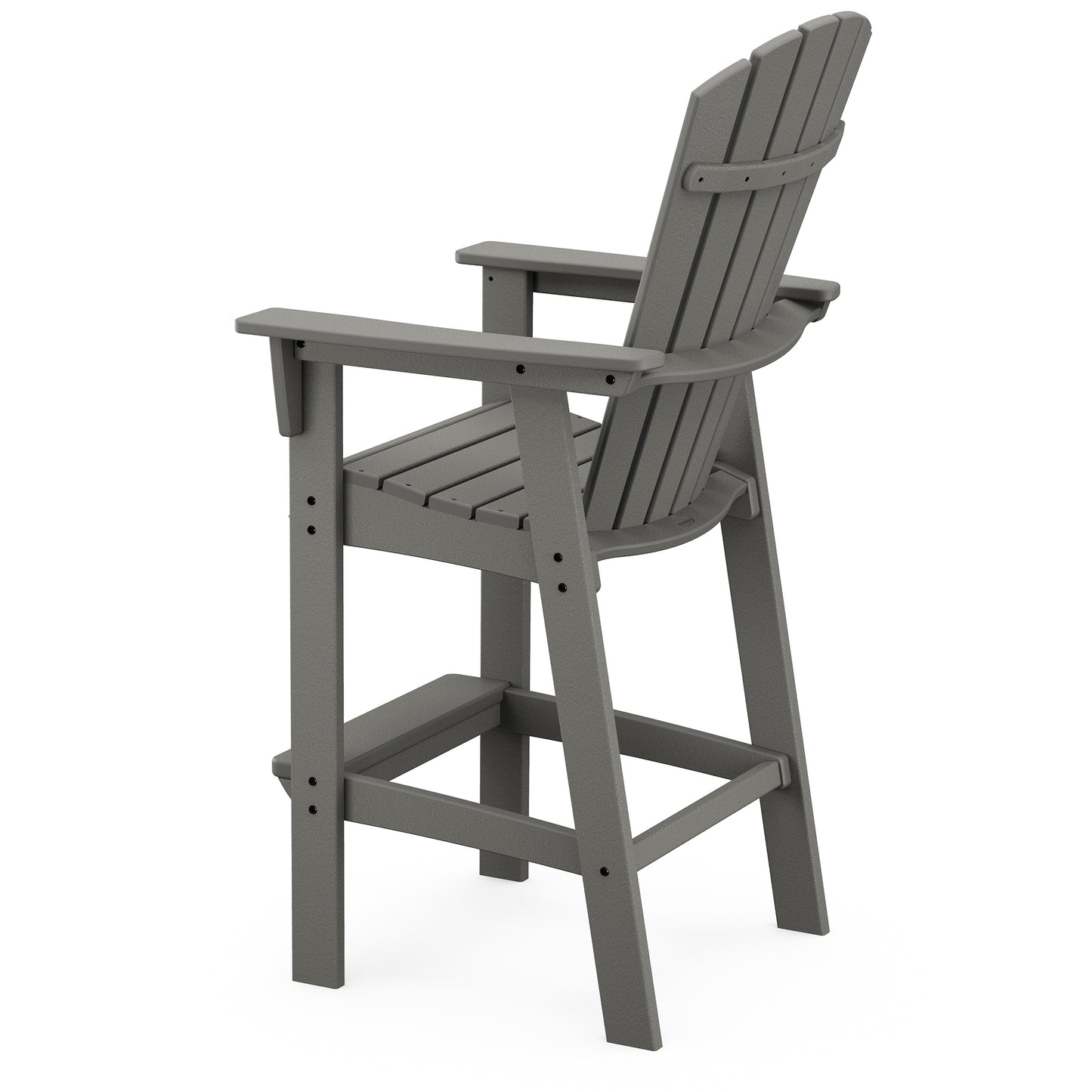 Nautical Curveback Adirondack Bar Chair