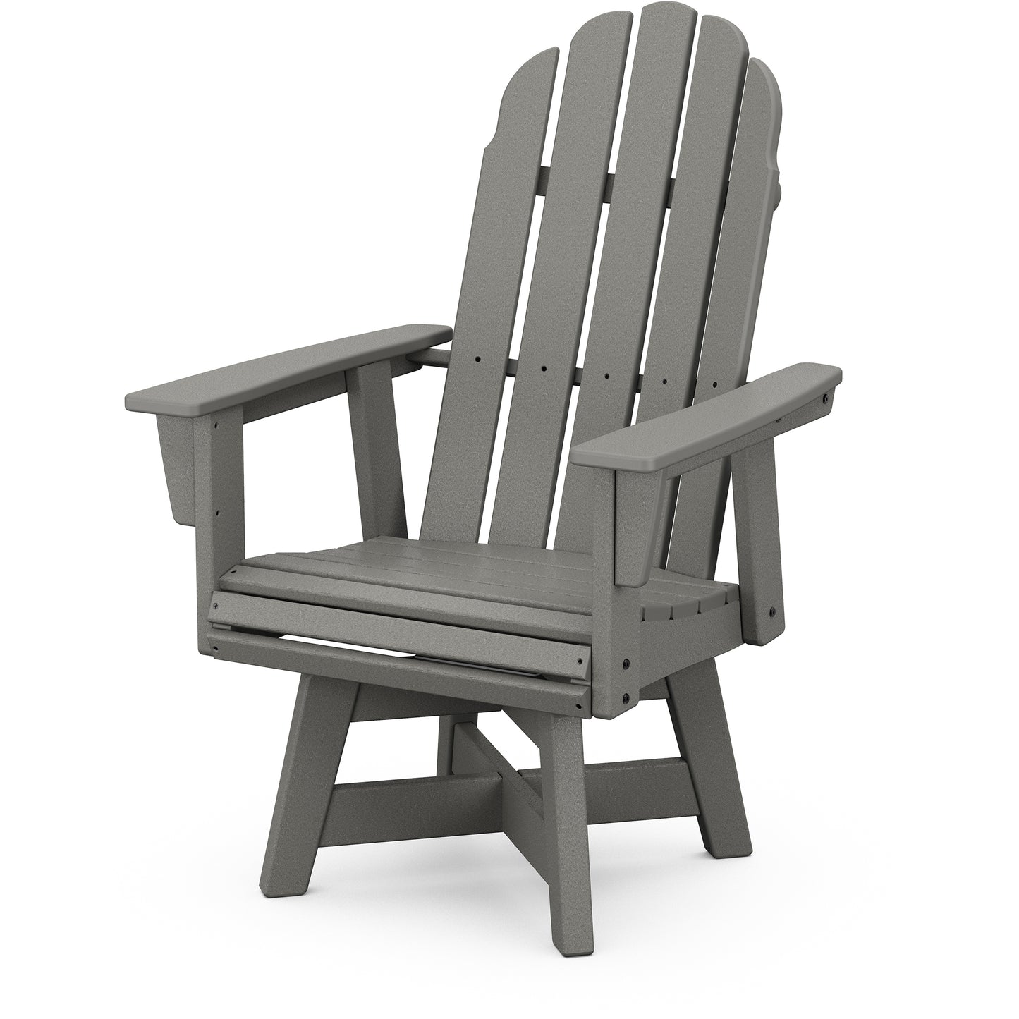 Vineyard Curveback Adirondack Swivel Dining Chair