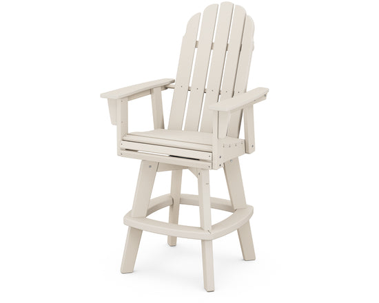 Vineyard Curveback Adirondack Swivel Bar Chair