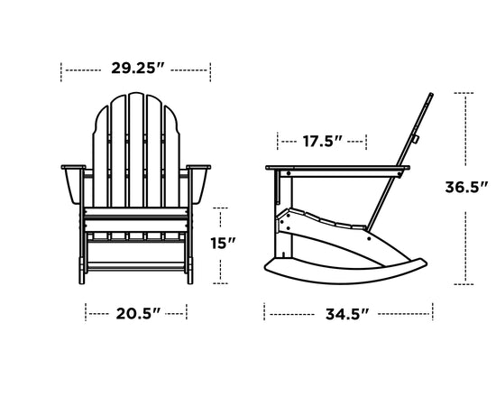 Vineyard Adirondack Rocker