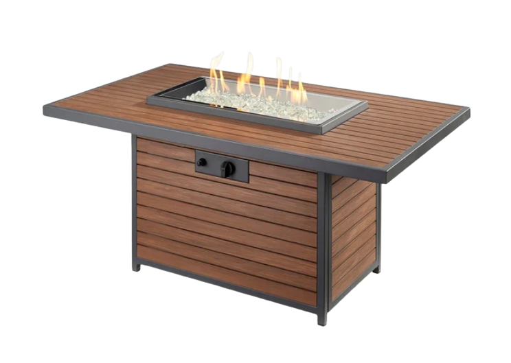Brooks 50" x 31" Rectangular Fire Pit