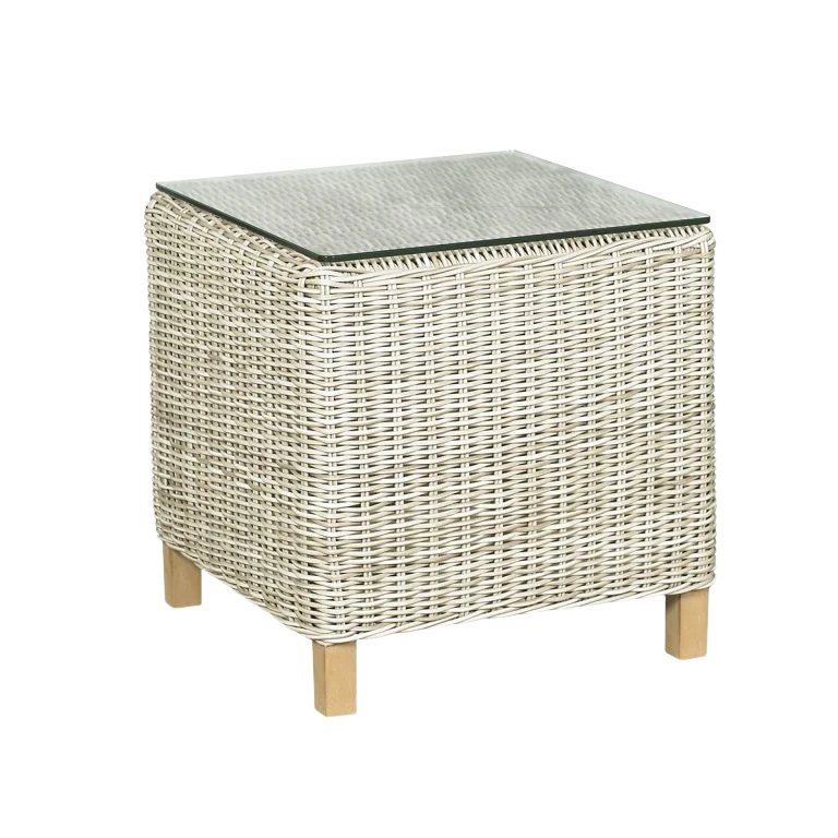 Cambria Square End Table w/ Glass