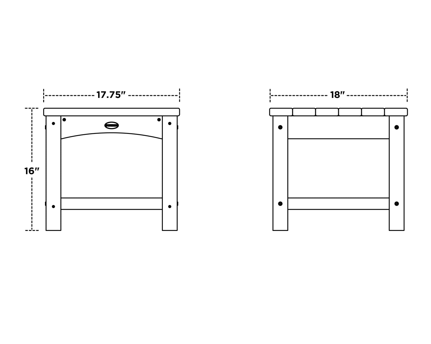 Club 18" Side Table