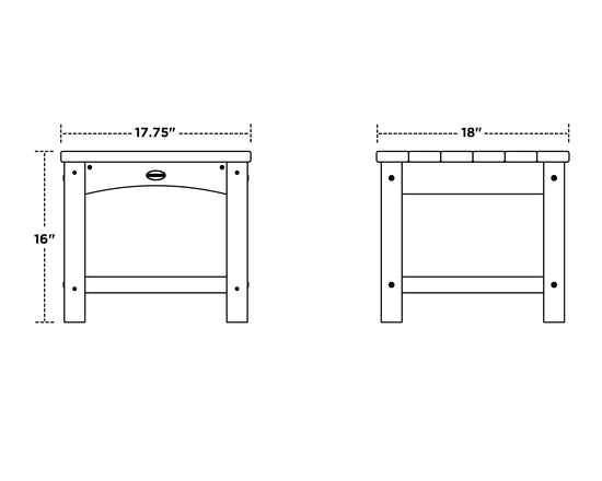 Club 18" Side Table