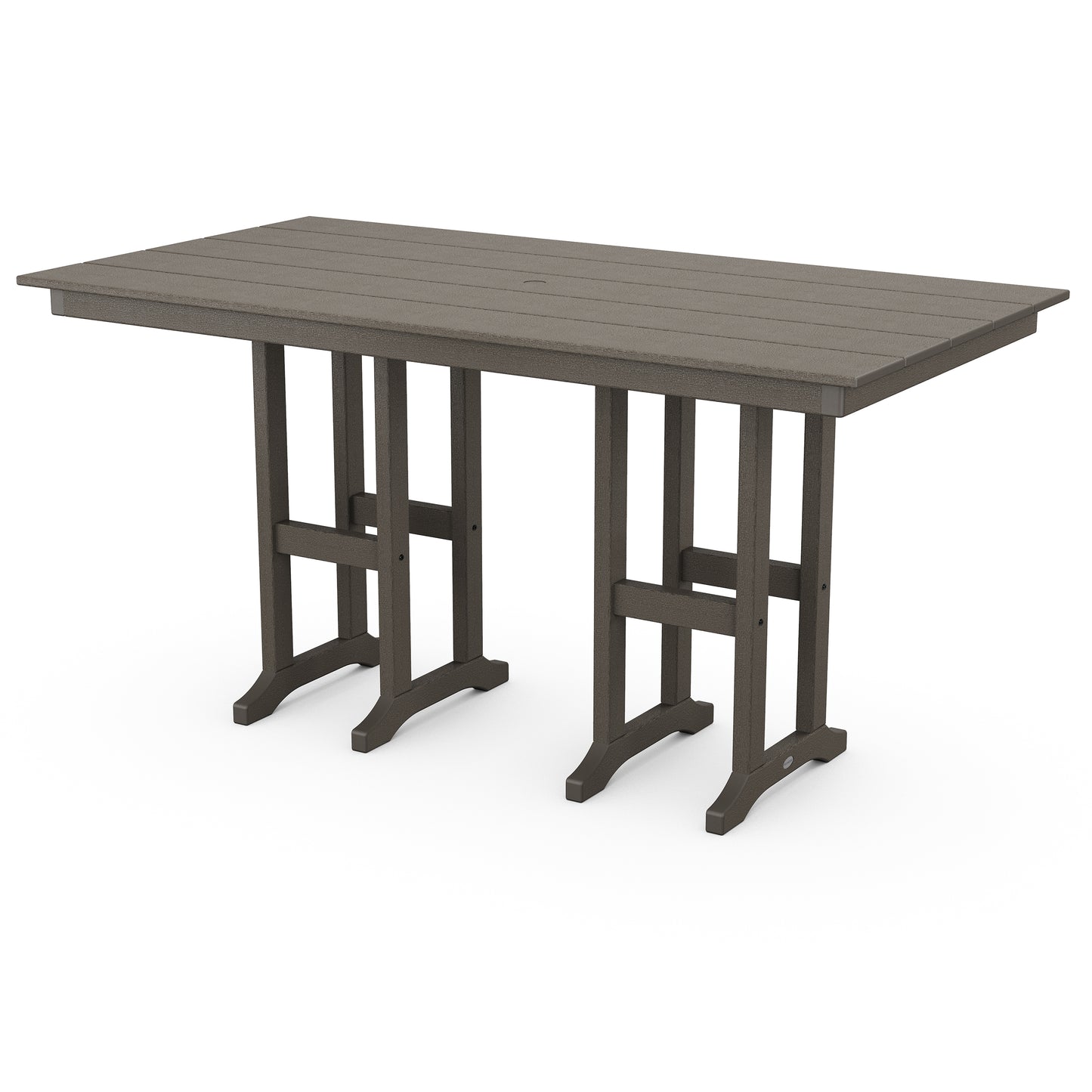 Lakeside Farmhouse 37" x 72" Counter Table Vintage Finish