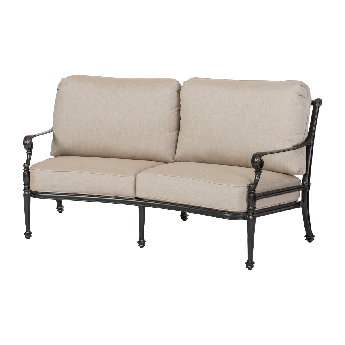 Grand Terrace Curved Loveseat