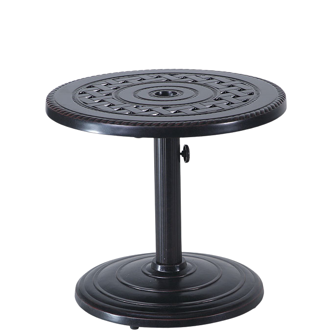 Grand Terrace 24" Round Umbrella End Table