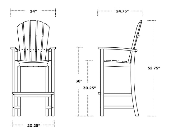 Palm Coast Bar Chair