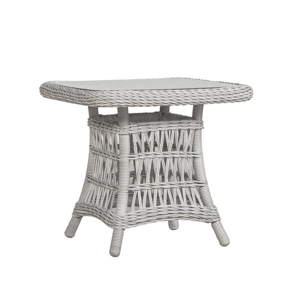 Mackinac 25" Square Woven End Table