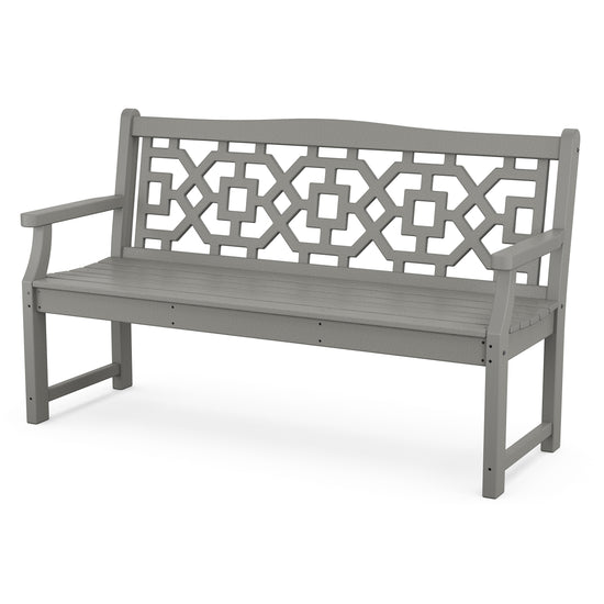 Chinoiserie 60” Garden Bench