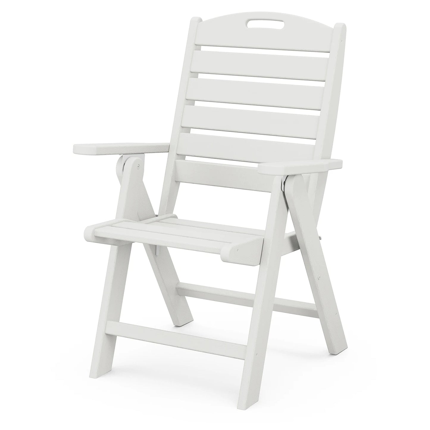 Nautical Folding Highback Chair in Vintage Finish