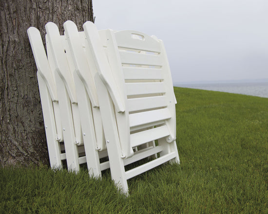 Nautical Folding Highback Chair in Vintage Finish