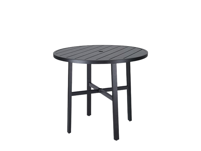 Plank 44" Round Balcony Table