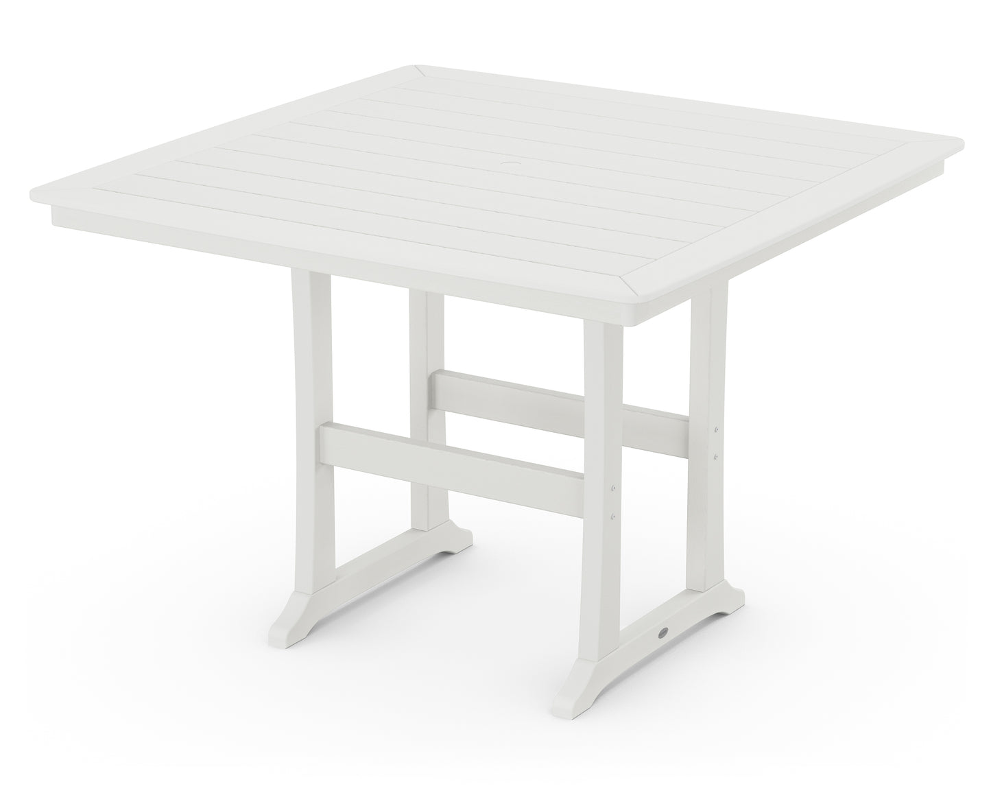 Nautical Trestle 59" Bar Table Vintage Finish
