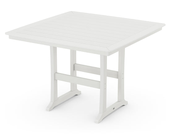 Nautical Trestle 59" Bar Table Vintage Finish