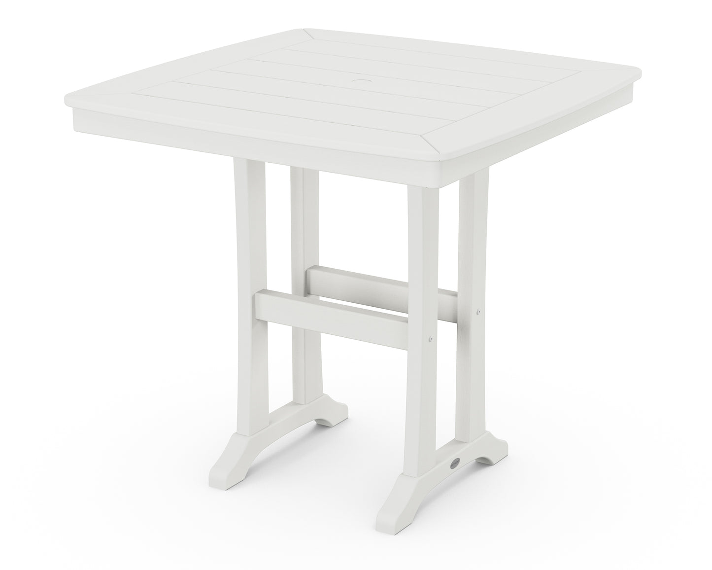 Nautical Trestle 37" Counter Table Vintage Finish