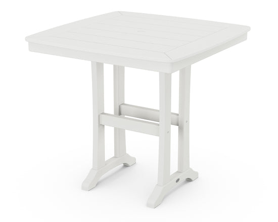 Nautical Trestle 37" Counter Table Vintage Finish