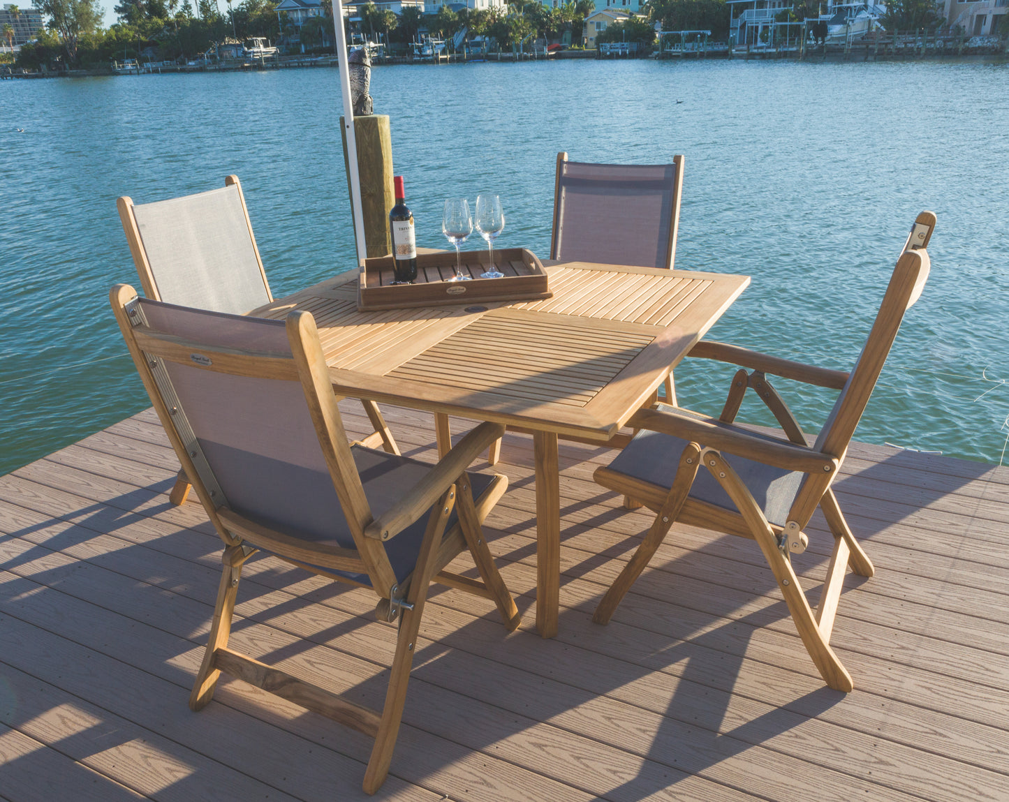 50" Square Dolphin Table