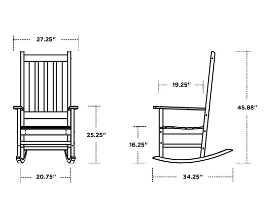 Vineyard Porch Rocker