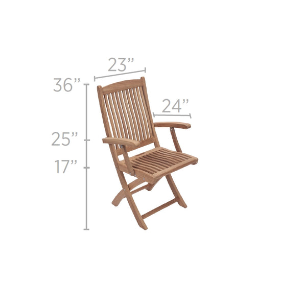 Sailor Folding Arm Chair