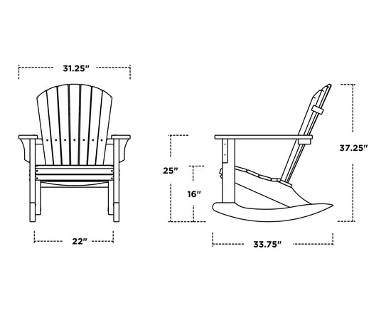 Seashell Rocking Chair