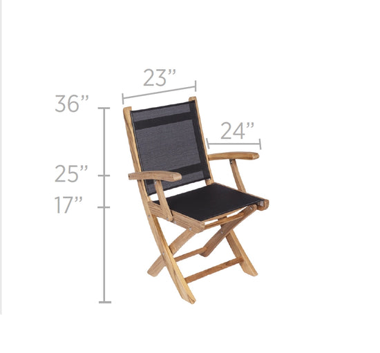 Sailmate Folding Arm Chair
