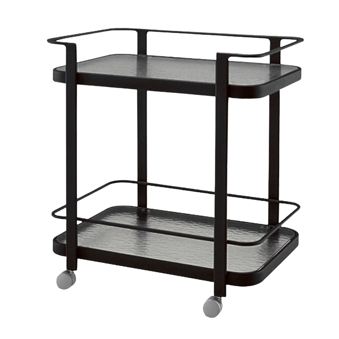Tea Cart with Glass