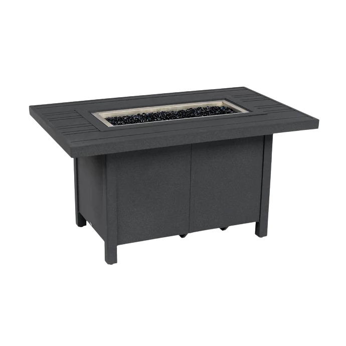 50" Tri-Slat Rectangular Fire Pit