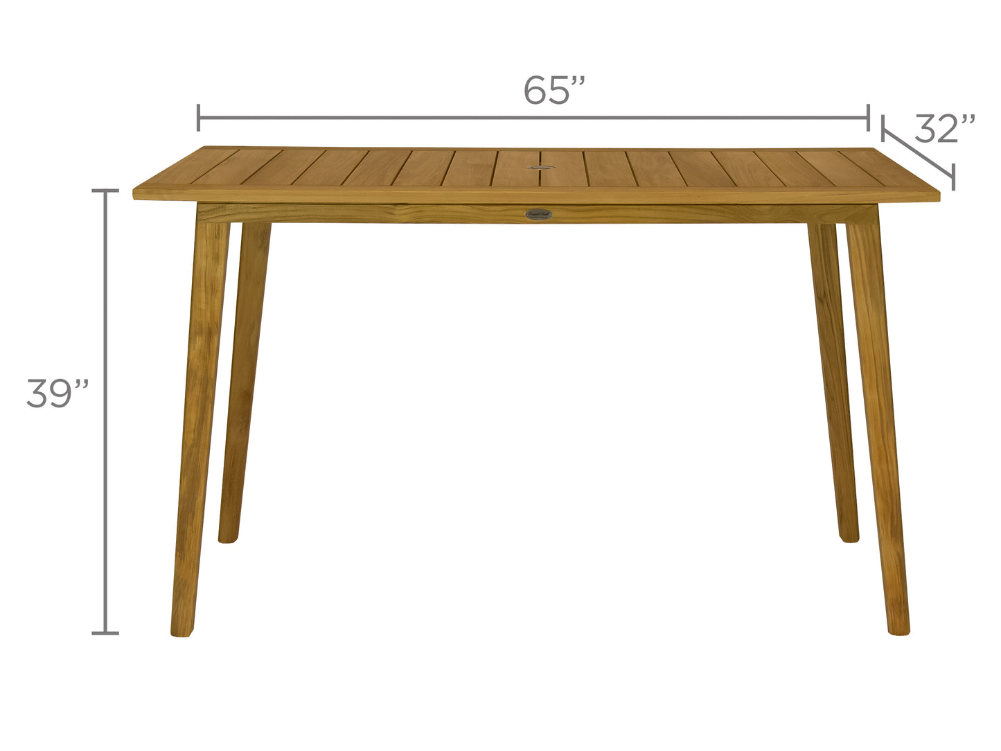 Admiral 65" Bar Table