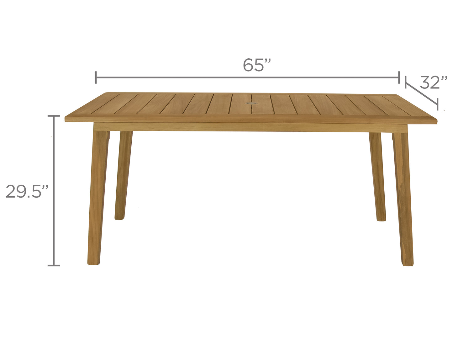 Admiral 65" Dining Table