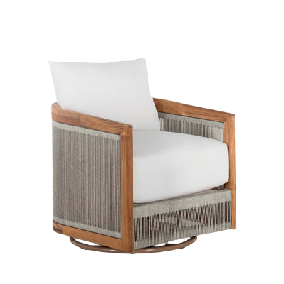 Avalon Teak Swivel Lounge Chair
