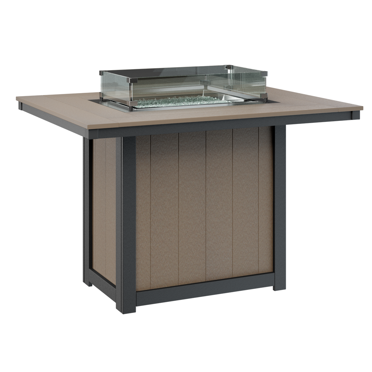 Donoma Rectangular Counter Height Fire Table Porch & Patio Casual Living