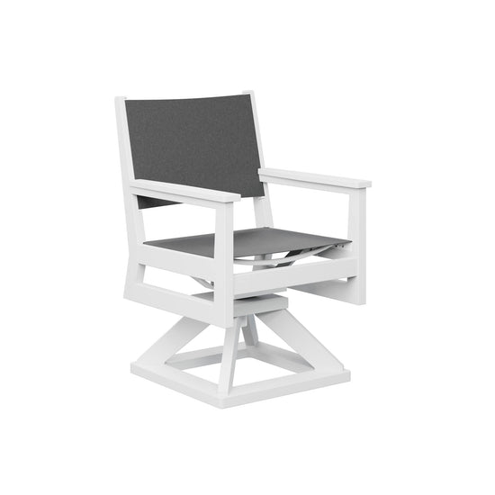 Mayhew Sling Swivel Rocker Dining Chair