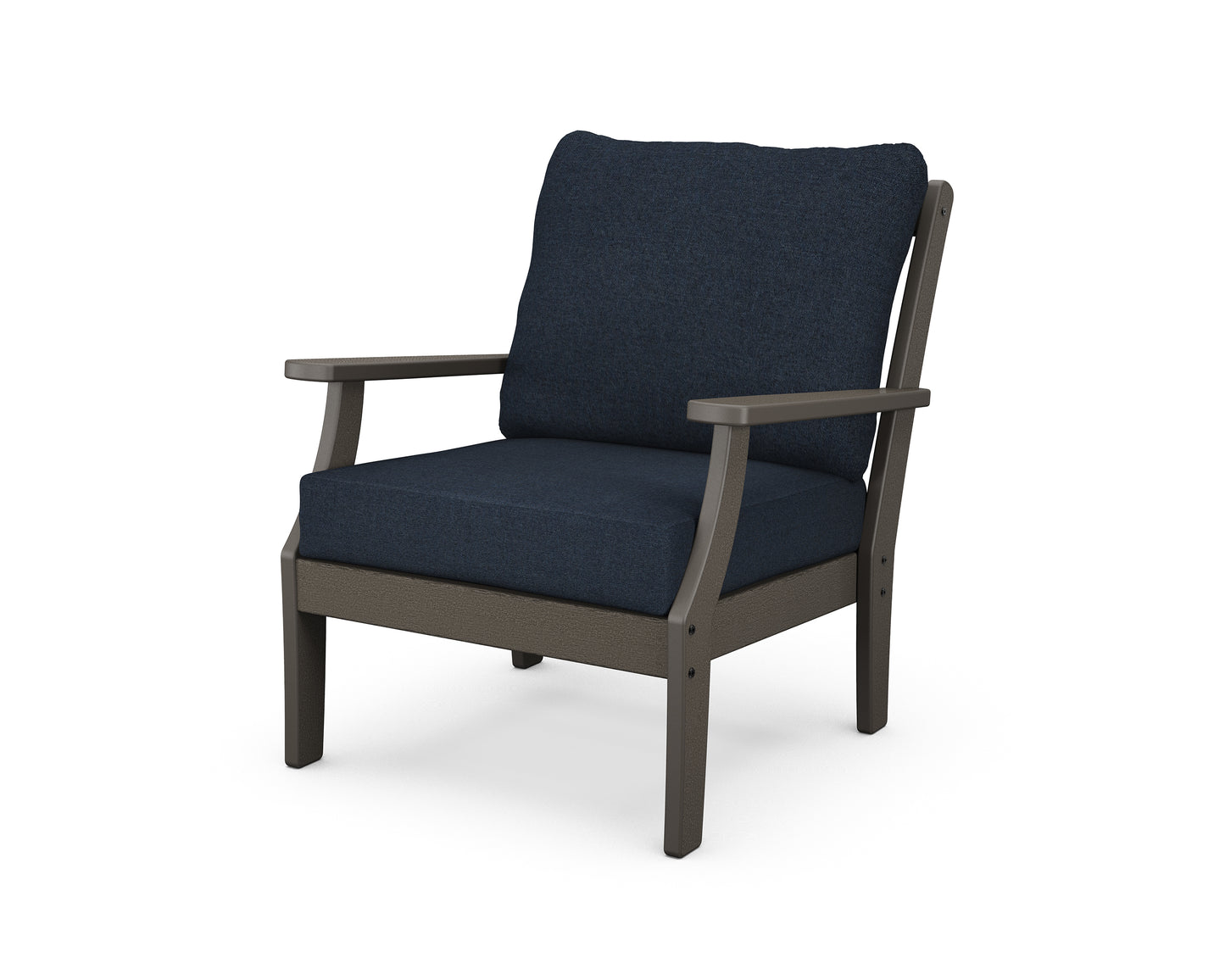 Braxton Deep Seating Chair Vintage Finish