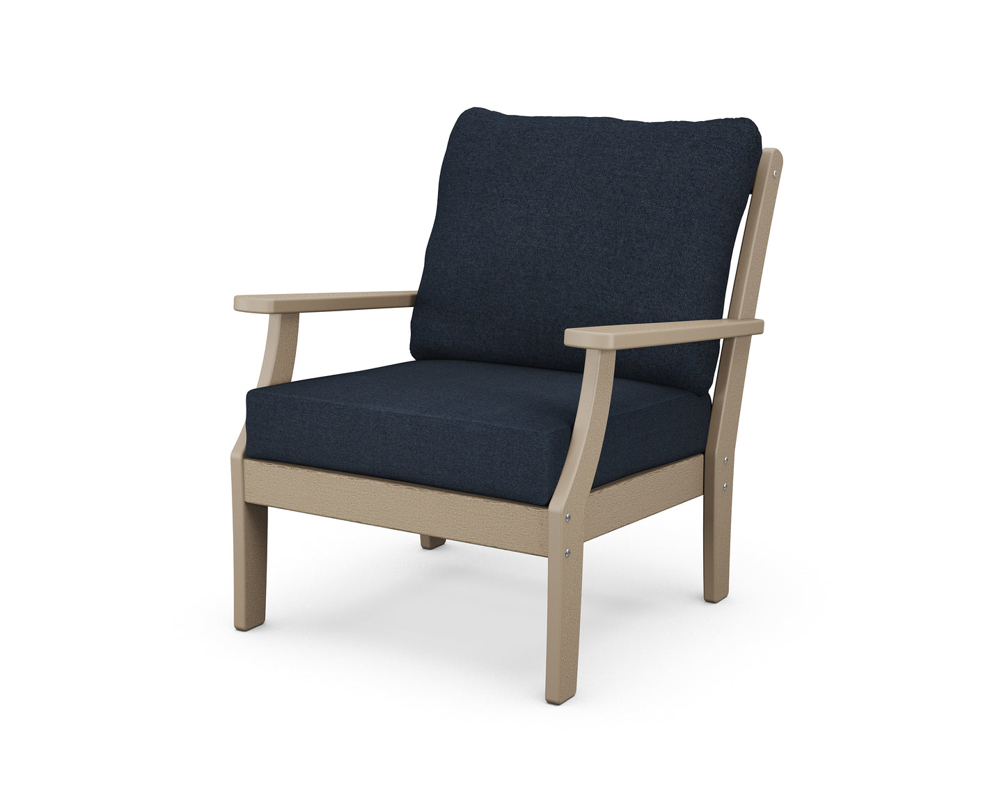 Braxton Deep Seating Chair Vintage Finish